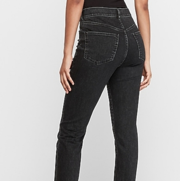 ⭐️ EXPRESS SLIM ANKLE SUPER HIGH RISE JEANS - Picture 2 of 8